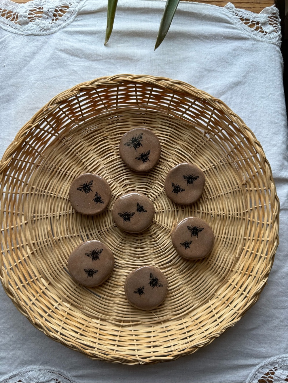 Ceramic Bee magnets